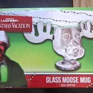 Christmas Vacation Glass Moose Mug | Clark Griswold | Holiday Classic